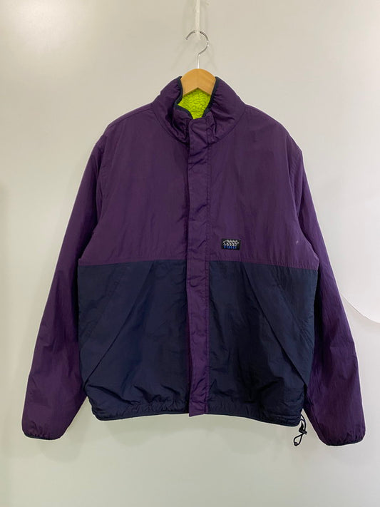 【中古品】【メンズ】 STUSSY ステューシー REVERSIBLE MICRO FLEECE JACKET 115423 リバーシブル マイクロフリースジャケット アウター 142-251119-kk-33-min サイズ：L カラー：パープル 万代Net店