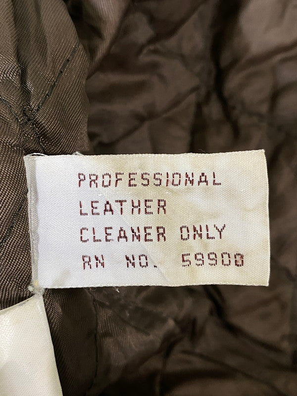 【現状渡し品】【メンズ】 FABIANI ファビアーニ LEATHER COAT レザー コート アウター 146-260918-hu-33-min サイズ：M カラー：ブラウン系 万代Net店