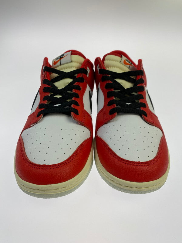 【中古美品】【メンズ】 NIKE ナイキ DUNK LOW RETRO PRM CHICAGO SPLIT DZ2536-600 ダンク ロー レトロ プレミアム シカゴ スプリット スニーカー 靴 160-251120-kk-30-min カラー：UNIVERSITY RED/BLACK 万代Net店