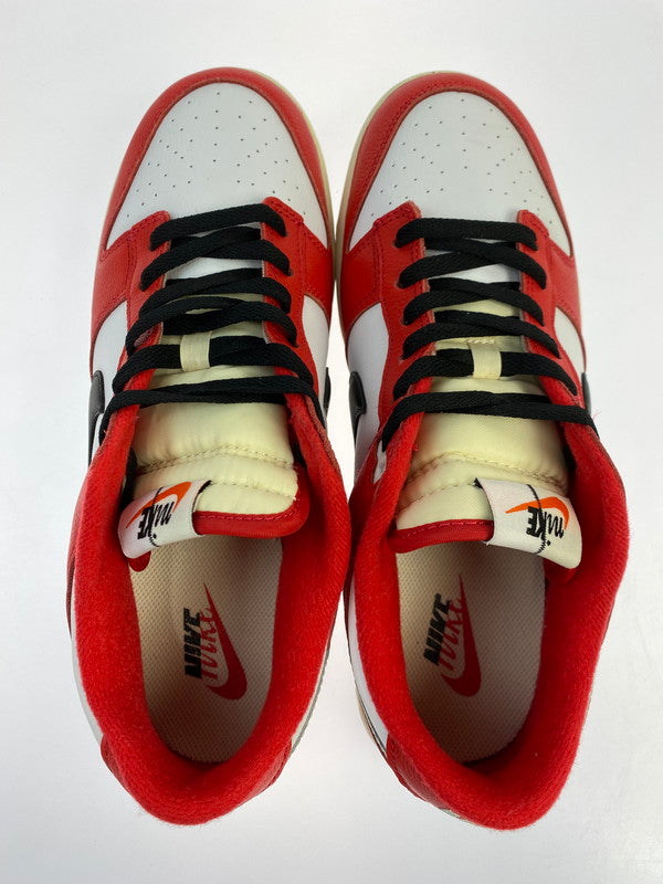 【中古美品】【メンズ】 NIKE ナイキ DUNK LOW RETRO PRM CHICAGO SPLIT DZ2536-600 ダンク ロー レトロ プレミアム シカゴ スプリット スニーカー 靴 160-251120-kk-30-min カラー：UNIVERSITY RED/BLACK 万代Net店