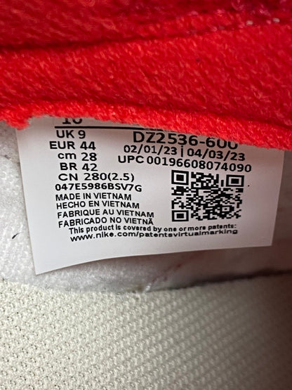 【中古美品】【メンズ】 NIKE ナイキ DUNK LOW RETRO PRM CHICAGO SPLIT DZ2536-600 ダンク ロー レトロ プレミアム シカゴ スプリット スニーカー 靴 160-251120-kk-30-min カラー：UNIVERSITY RED/BLACK 万代Net店