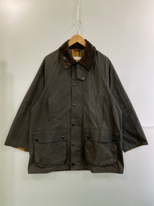 【中古品】【メンズ】 BARBOUR バブアー 21AW OS WAX BEAUFORT MWX1680GY93 OS ワックス ビューフォート オイルドジャケット アウター 144-251119-kk-36-min サイズ：36 カラー：グレー系 万代Net店