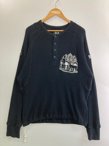 【中古品】【メンズ】 BEAMS ビームス FAF×BOILER ROOM THERMAL ルームサーマル トップス 147-251114-zi-04-min サイズ：1 カラー：ブラック 万代Net店