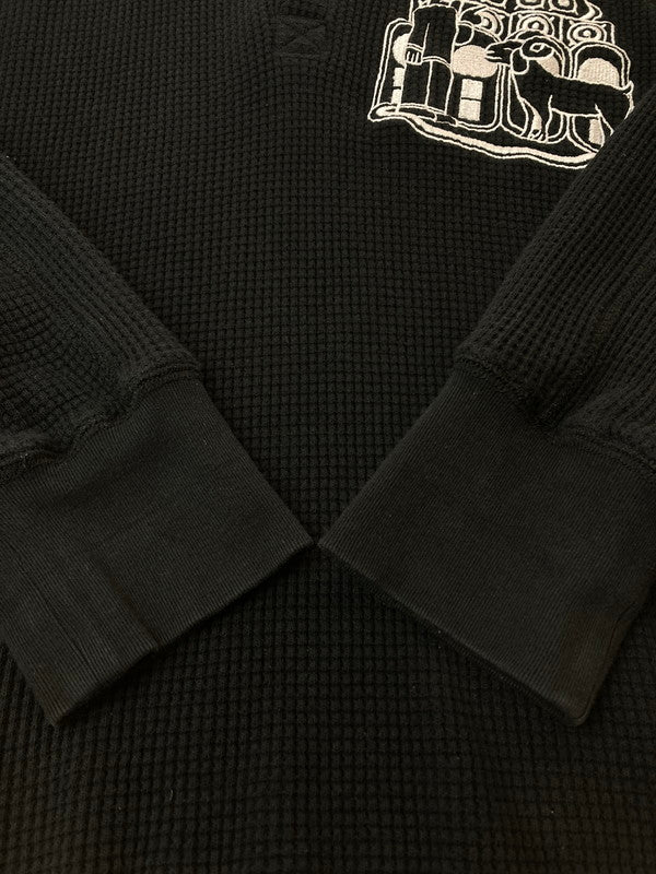 【中古品】【メンズ】 BEAMS ビームス FAF×BOILER ROOM THERMAL ルームサーマル トップス 147-251114-zi-04-min サイズ：1 カラー：ブラック 万代Net店