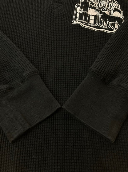 【中古品】【メンズ】 BEAMS ビームス FAF×BOILER ROOM THERMAL ルームサーマル トップス 147-251114-zi-04-min サイズ：1 カラー：ブラック 万代Net店