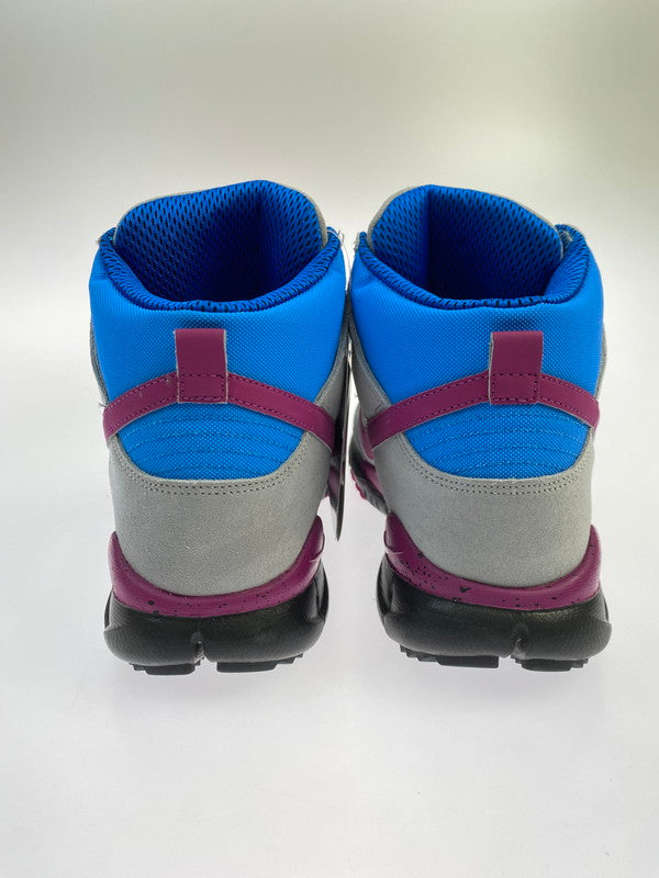 【未使用品】【メンズ】 NIKE ナイキ × STUSSY ステューシー 別注 コラボ DUNK HIGH OMS PREMIUM 576611-064 ダンク ハイ オフマウンテンシステム プレミアム スニーカー 靴 160-251120-kk-25-min カラー：GREY/PINK 万代Net店