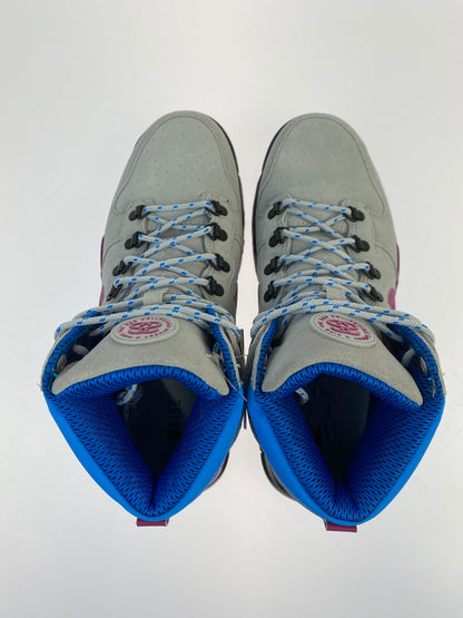 【未使用品】【メンズ】 NIKE ナイキ × STUSSY ステューシー 別注 コラボ DUNK HIGH OMS PREMIUM 576611-064 ダンク ハイ オフマウンテンシステム プレミアム スニーカー 靴 160-251120-kk-25-min カラー：GREY/PINK 万代Net店