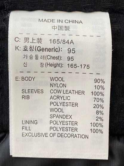 【中古品】【メンズ】 NIKE ナイキ 376106-010 M-65TYPE VARCITY JACKET バーシティジャケット 148-251116-zi-05-min サイズ：S カラー：ブラック/ホワイト 万代Net店