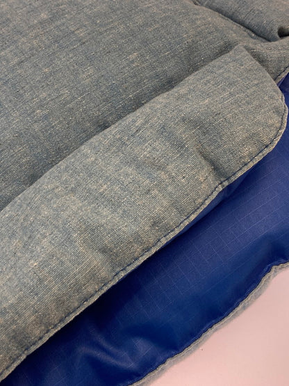 【中古品】【メンズ】 Rocky Mountain FeatherBed ロッキーマウンテンフェザーベッド × WAREHOUSE ウエアハウス 別注 コラボ DOWN VEST 450-482-72 ダウンベスト ライトアウター 145-251120-kk-06-min サイズ：38 カラー：ライトインディゴ 万代Net店