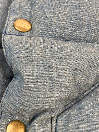 【中古品】【メンズ】 Rocky Mountain FeatherBed ロッキーマウンテンフェザーベッド × WAREHOUSE ウエアハウス 別注 コラボ DOWN VEST 450-482-72 ダウンベスト ライトアウター 145-251120-kk-06-min サイズ：38 カラー：ライトインディゴ 万代Net店