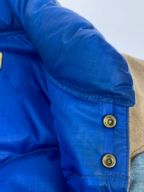 【中古品】【メンズ】 Rocky Mountain FeatherBed ロッキーマウンテンフェザーベッド × WAREHOUSE ウエアハウス 別注 コラボ DOWN VEST 450-482-72 ダウンベスト ライトアウター 145-251120-kk-06-min サイズ：38 カラー：ライトインディゴ 万代Net店