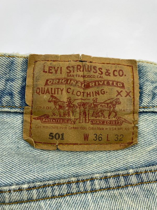 【現状渡し品】【メンズ】 Levi's リーバイス 90'S 501 DENIM PANTS デニムパンツ ボトムス 157-251116-zi-36-min サイズ：W36L32 カラー：インディゴ 万代Net店