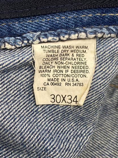 【中古品】【メンズ】 Lee リー 80'S DENIM PANTS デニムパンツ ボトムス 157-251116-zi-34-min サイズ：30×34 カラー：インディゴ 万代Net店