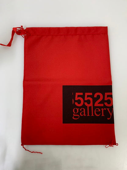【中古品】【レディース】 PORTER ポーター × 5525 GALLERY ５５２５ギャラリー FRINGE POUCH 5525-LP10 フリンジポーチ 巾着 バッグ レザー レディース 188-251121-em-07-min カラー：ブラック 万代Net店