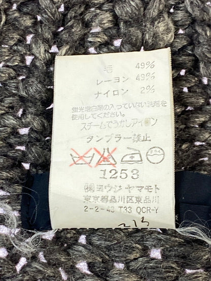 【中古品】【メンズ】 Y's ワイズ YS-K07-186 ローゲージニット トップス 140-251116-zi-24-min サイズ：不明 カラー：グレー系 万代Net店