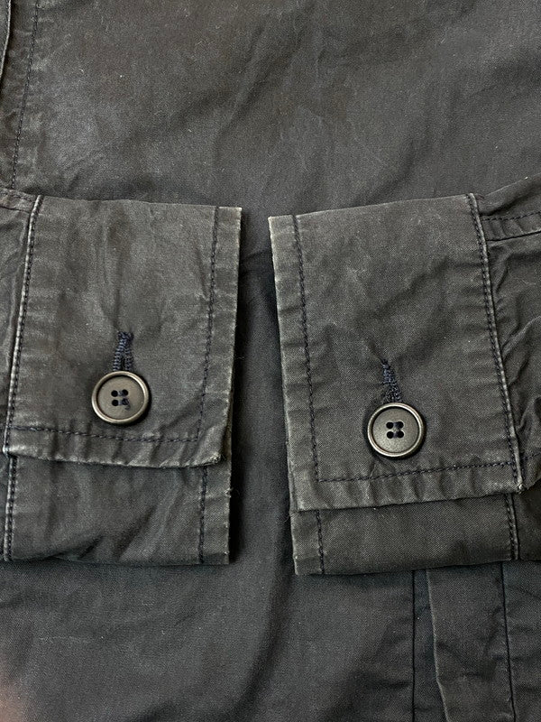 【現状渡し品】【メンズ】 MONCLER モンクレール 00's ZIP UP BLOUSON 00年代 ジップアップブルゾン ライトアウター ジャケット 茶タグ 141-251119-kk-31-min サイズ：2 カラー：ブラック 万代Net店