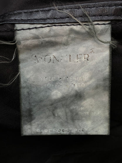 【現状渡し品】【メンズ】 MONCLER モンクレール 00's ZIP UP BLOUSON 00年代 ジップアップブルゾン ライトアウター ジャケット 茶タグ 141-251119-kk-31-min サイズ：2 カラー：ブラック 万代Net店