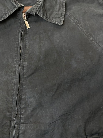 【現状渡し品】【メンズ】 MONCLER モンクレール 00's ZIP UP BLOUSON 00年代 ジップアップブルゾン ライトアウター ジャケット 茶タグ 141-251119-kk-31-min サイズ：2 カラー：ブラック 万代Net店