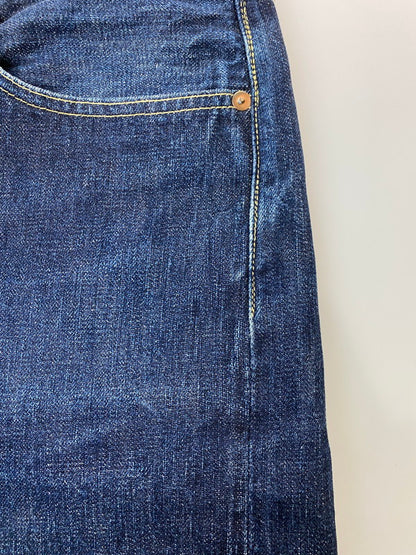 【中古品】【メンズ】 KAPITAL キャピタル DENIM PANT デニム パンツ メンズ ボトムス ジーンズ ジーパン 151-251121-em-32-min カラー：インディゴブルー 万代Net店