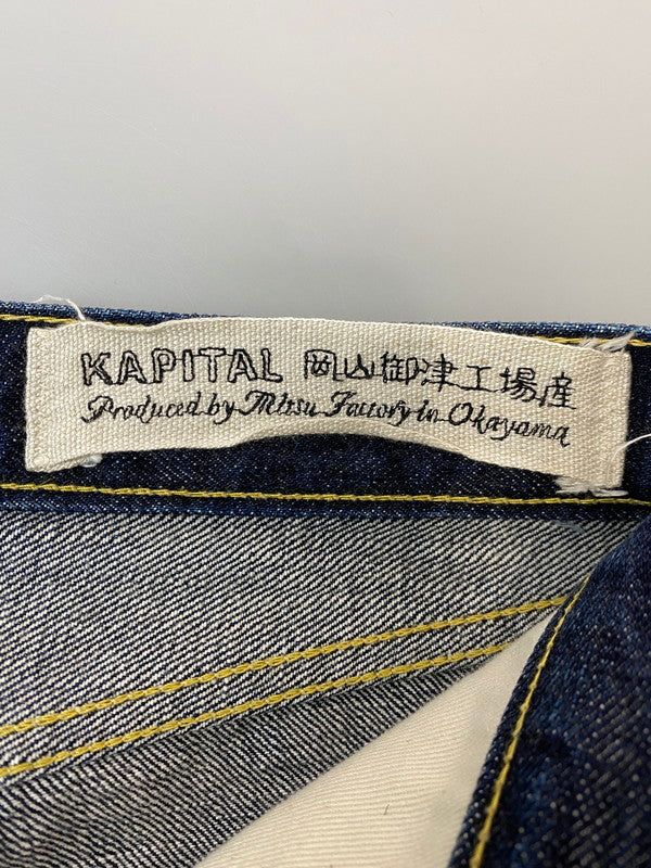 【中古品】【メンズ】 KAPITAL キャピタル DENIM PANT デニム パンツ メンズ ボトムス ジーンズ ジーパン 151-251121-em-32-min カラー：インディゴブルー 万代Net店