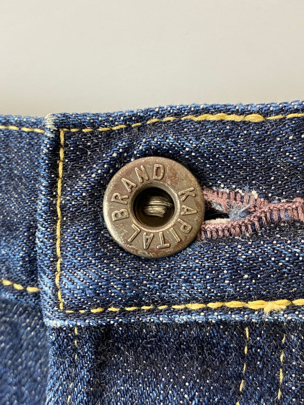 【中古品】【メンズ】 KAPITAL キャピタル DENIM PANT デニム パンツ メンズ ボトムス ジーンズ ジーパン 151-251121-em-32-min カラー：インディゴブルー 万代Net店