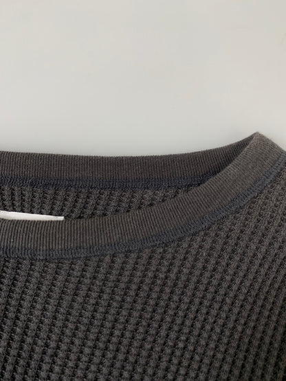 【中古品】【メンズ】 CIOTA シオタ WAFFLE MESH LONG SLEEVE T-SHIRT CSLM-121M ワッフル メッシュ ロング スリーブ 長袖 Tシャツ メンズ トップス 140-260731-em-49-min カラー：グレー 万代Net店