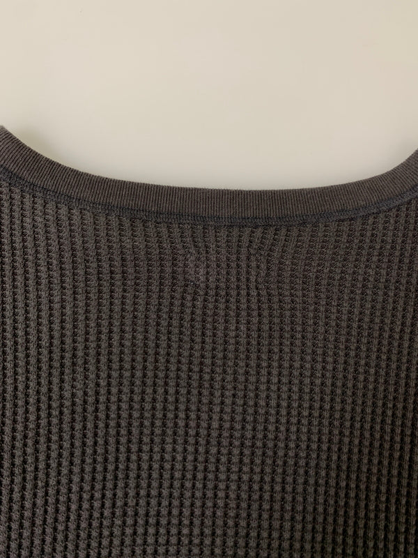 【中古品】【メンズ】 CIOTA シオタ WAFFLE MESH LONG SLEEVE T-SHIRT CSLM-121M ワッフル メッシュ ロング スリーブ 長袖 Tシャツ メンズ トップス 140-260731-em-49-min カラー：グレー 万代Net店