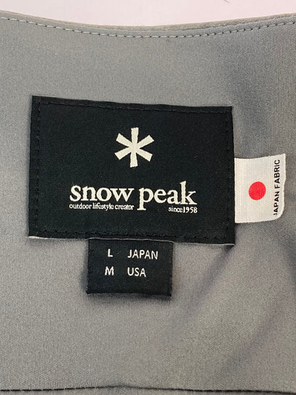 【中古品】【メンズ】 snowpeak スノーピーク FLEXIBLE INSULATED CARDIGAN SW-18SU010 フレキシブル インサレーテッド カーディガン ライトアウター ジャケット 144-251120-kk-22-min サイズ：L カラー：グレー 万代Net店