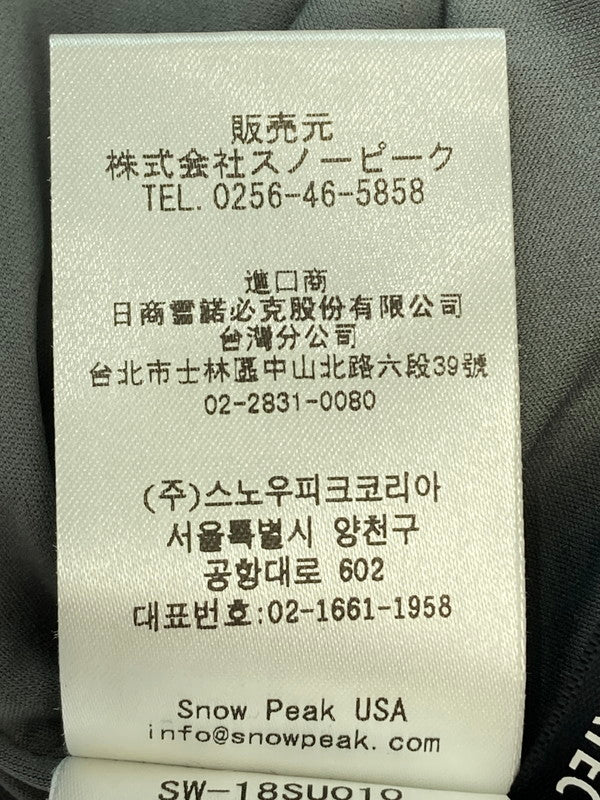 【中古品】【メンズ】 snowpeak スノーピーク FLEXIBLE INSULATED CARDIGAN SW-18SU010 フレキシブル インサレーテッド カーディガン ライトアウター ジャケット 144-251120-kk-22-min サイズ：L カラー：グレー 万代Net店