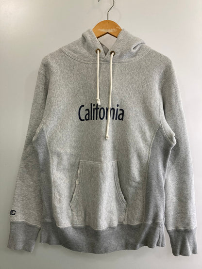 【中古品】【メンズ】 Ron Herman ロンハーマン × CHAMPION チャンピオン 別注 コラボ REVERSEWEAVE PULLOVER HOODIE C8-E123 リバースウィーブ プルオーバーフーディー トップス パーカー 141-251120-kk-08-min サイズ：M カラー：グレー 万代Net店