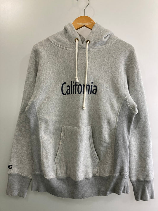 【中古品】【メンズ】 Ron Herman ロンハーマン × CHAMPION チャンピオン 別注 コラボ REVERSEWEAVE PULLOVER HOODIE C8-E123 リバースウィーブ プルオーバーフーディー トップス パーカー 141-251120-kk-08-min サイズ：M カラー：グレー 万代Net店