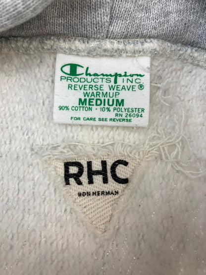 【中古品】【メンズ】 Ron Herman ロンハーマン × CHAMPION チャンピオン 別注 コラボ REVERSEWEAVE PULLOVER HOODIE C8-E123 リバースウィーブ プルオーバーフーディー トップス パーカー 141-251120-kk-08-min サイズ：M カラー：グレー 万代Net店
