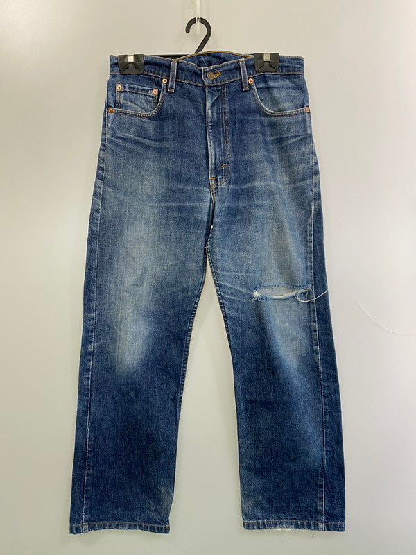 【現状渡し品】【メンズ】 Levi's リーバイス 90S 519 DENIM PANT ヴィンテージ デニム パンツ 90年代 メンズ ボトムス ジーパン ジーンズ 157-251121-em-28-min サイズ：W34×L36 カラー：インディゴブルー 万代Net店
