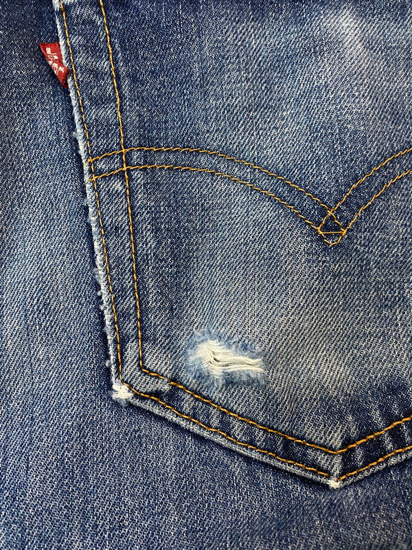【現状渡し品】【メンズ】 Levi's リーバイス 90S 519 DENIM PANT ヴィンテージ デニム パンツ 90年代 メンズ ボトムス ジーパン ジーンズ 157-251121-em-28-min サイズ：W34×L36 カラー：インディゴブルー 万代Net店