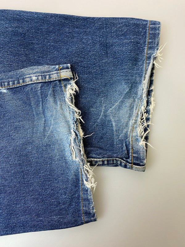 【現状渡し品】【メンズ】 Levi's リーバイス 90S 519 DENIM PANT ヴィンテージ デニム パンツ 90年代 メンズ ボトムス ジーパン ジーンズ 157-251121-em-28-min サイズ：W34×L36 カラー：インディゴブルー 万代Net店