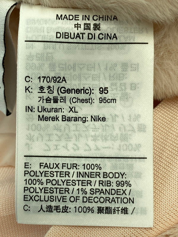 【中古品】【レディース】 NIKE ナイキ REVERSIBLE FAUX FUR BOMBER JACKET FB8693-838 リバーシブル フェイクファー ボンバージャケット アウター 168-251120-kk-02-min サイズ：XL カラー：ピンク 万代Net店