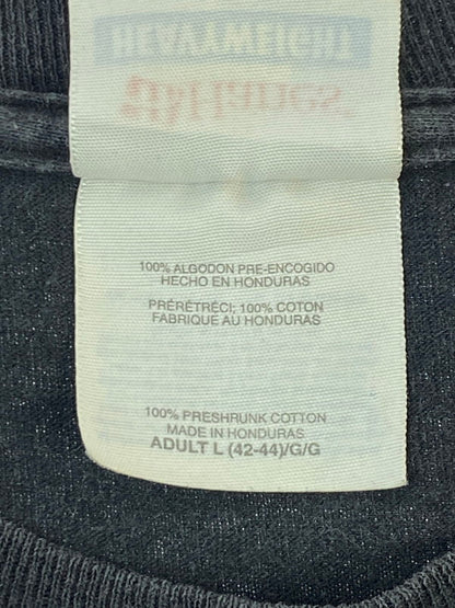 【中古品】【メンズ】 ARMY OF DARKNESS アーミー・オブ・ダークネス 00S PRINT TEE Tシャツ トップス 146-251222-zi-39-min サイズ：L カラー：ブラック 万代Net店