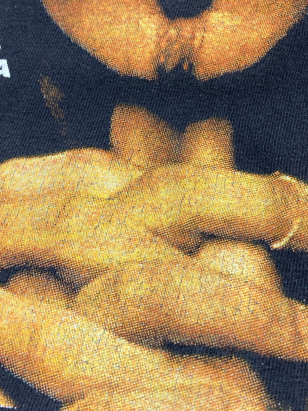 【現状渡し品】【メンズ】 NINE INCH NAILS ナイン・インチ・ネイルズ 00's BOOTLEG RAP DESIGN PRINT TEE 00年代 ブートレグ ラップデザイン プリントTシャツ 半袖 トップス 146-251120-kk-14-min サイズ：L カラー：ブラック 万代Net店