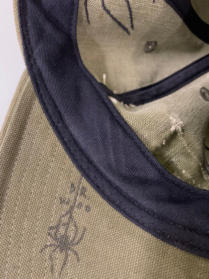 【中古品】【メンズ/レディース】 READY MADE レディメイド × DR.WOO ドクターウー CAP TATOO REDW-CO-KH-00-00-02 キャップ タトゥー 帽子 ヴィンテージ 185-251121-em-08-min サイズ：ONE SIZE カラー：オリーブ 万代Net店