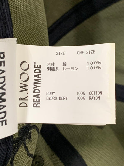 【中古品】【メンズ/レディース】 READY MADE レディメイド × DR.WOO ドクターウー CAP TATOO REDW-CO-KH-00-00-02 キャップ タトゥー 帽子 ヴィンテージ 185-251121-em-08-min サイズ：ONE SIZE カラー：オリーブ 万代Net店