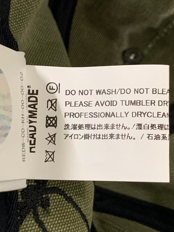 【中古品】【メンズ/レディース】 READY MADE レディメイド × DR.WOO ドクターウー CAP TATOO REDW-CO-KH-00-00-02 キャップ タトゥー 帽子 ヴィンテージ 185-251121-em-08-min サイズ：ONE SIZE カラー：オリーブ 万代Net店