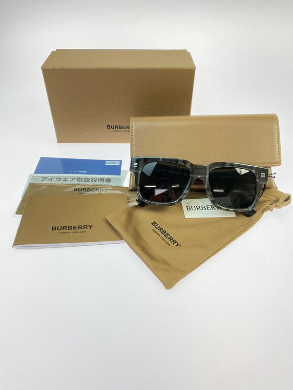 【中古美品】【メンズ】 BURBERRY バーバリー HAYDEN SUNGLASSES 4394F サングラス スクエア ウェリントン フルフィットモデル イタリア製 メガネ 183-251121-em-13-min カラー：グレー 万代Net店