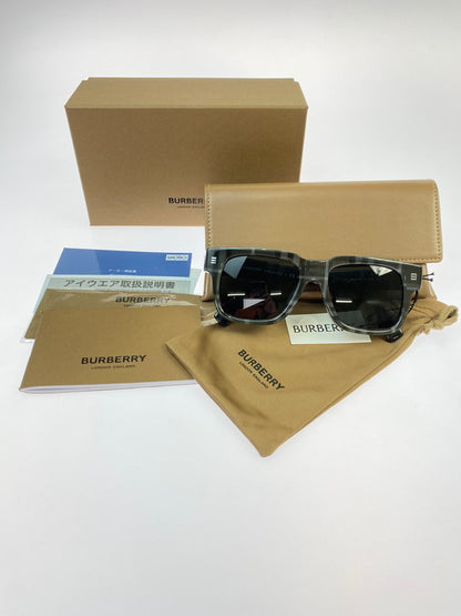 【中古美品】【メンズ】 BURBERRY バーバリー HAYDEN SUNGLASSES 4394F サングラス スクエア ウェリントン フルフィットモデル イタリア製 メガネ 183-251121-em-13-min カラー：グレー 万代Net店