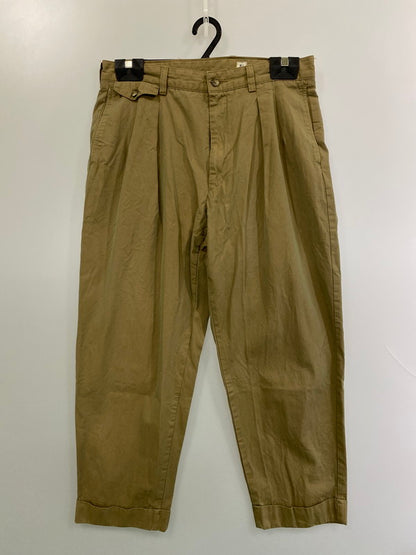 【中古品】【メンズ】 KAPTAIN SUNSHINE 2TUCK TROUSERS PANTS KS6SPT01 キャプテンサンシャイン 2タックトラウザーズパンツ ボトムス 151-251125-yn-14-min サイズ：32 カラー：カーキベースで角度によって色味が変わって見えます 万代Net店