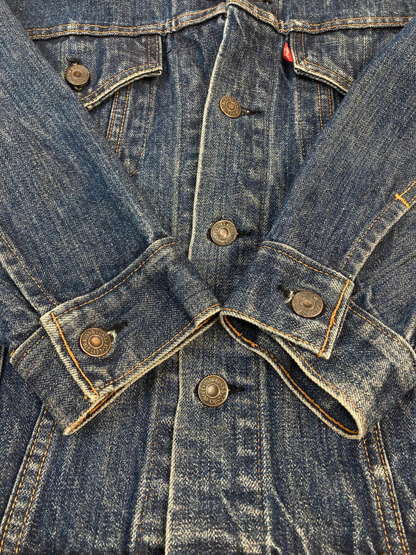 【中古品】【メンズ】 Levi's リーバイス 70-80's DENIM JACKET 70505-0217 VINTAGE 70-80年代 デニムジャケット ライトアウター ヴィンテージ Gジャン 146-251120-kk-16-min サイズ：38 カラー：インディゴ 万代Net店