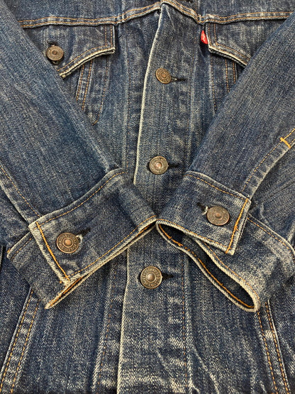 【中古品】【メンズ】 Levi's リーバイス 70-80's DENIM JACKET 70505-0217 VINTAGE 70-80年代 デニムジャケット ライトアウター ヴィンテージ Gジャン 146-251120-kk-16-min サイズ：38 カラー：インディゴ 万代Net店