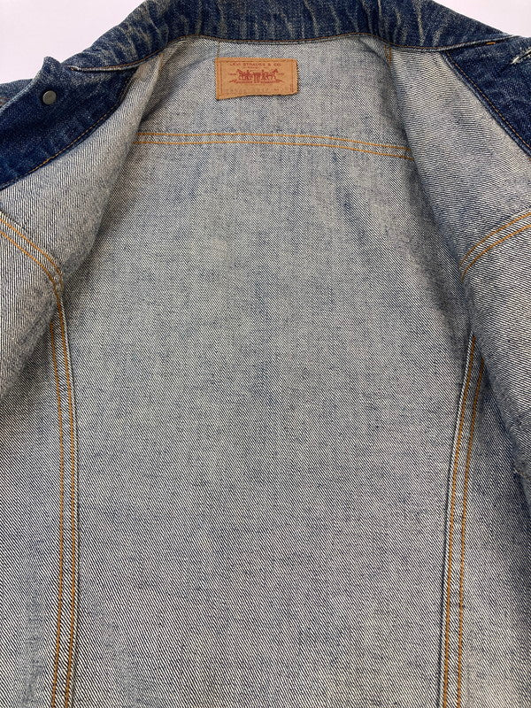 【中古品】【メンズ】 Levi's リーバイス 70-80's DENIM JACKET 70505-0217 VINTAGE 70-80年代 デニムジャケット ライトアウター ヴィンテージ Gジャン 146-251120-kk-16-min サイズ：38 カラー：インディゴ 万代Net店