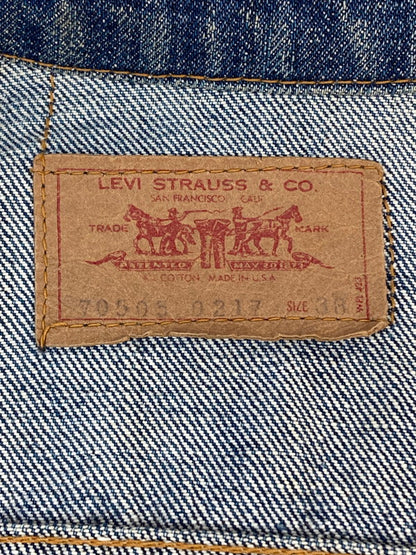 【中古品】【メンズ】 Levi's リーバイス 70-80's DENIM JACKET 70505-0217 VINTAGE 70-80年代 デニムジャケット ライトアウター ヴィンテージ Gジャン 146-251120-kk-16-min サイズ：38 カラー：インディゴ 万代Net店