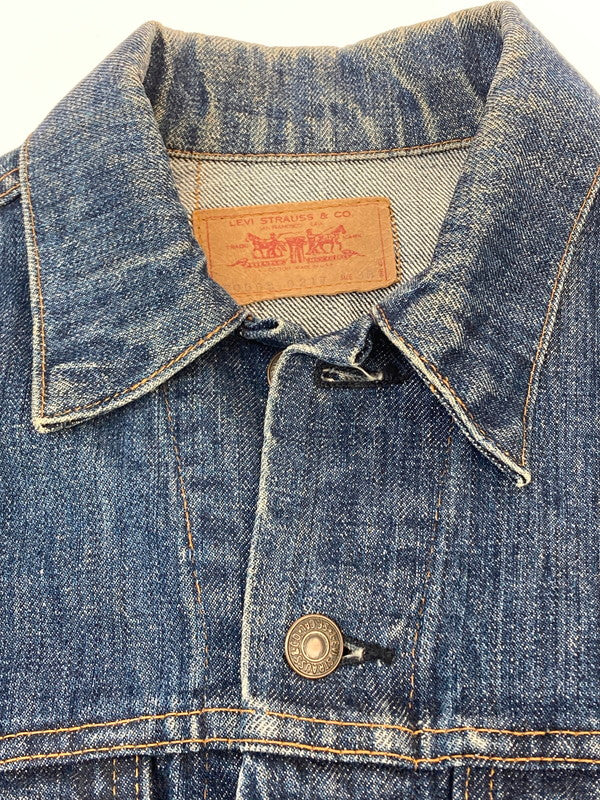 【中古品】【メンズ】 Levi's リーバイス 70-80's DENIM JACKET 70505-0217 VINTAGE 70-80年代 デニムジャケット ライトアウター ヴィンテージ Gジャン 146-251120-kk-16-min サイズ：38 カラー：インディゴ 万代Net店