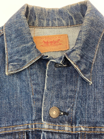 【中古品】【メンズ】 Levi's リーバイス 70-80's DENIM JACKET 70505-0217 VINTAGE 70-80年代 デニムジャケット ライトアウター ヴィンテージ Gジャン 146-251120-kk-16-min サイズ：38 カラー：インディゴ 万代Net店